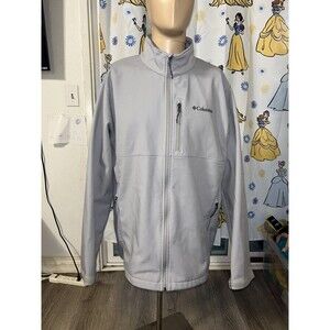 COLUMBIA Men’s Big And Tall Ascender Softshell Jacket City Grey Sz XLT